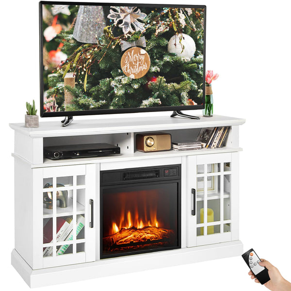 Fireplace TV Stand Electric Fireplace 49Inch TV Console up to