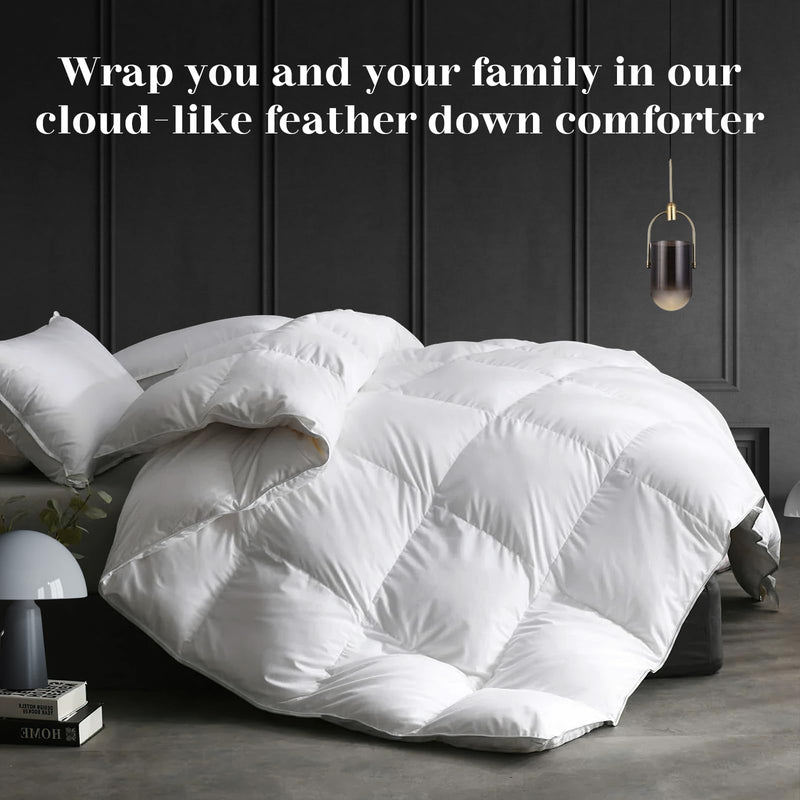 Down Comforter King Size, Hotel Feather Comforter Down Alternative Comforter
