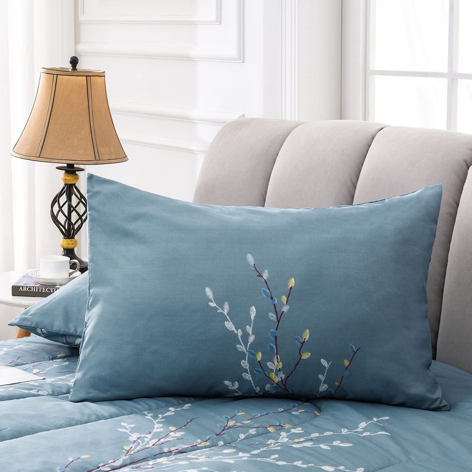 Comforter Set, Microfiber Bedding Down Alternative Comforter