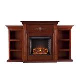 Tennyson Electric Bookcases Fireplace