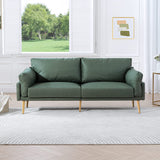 Green Sofa Mid Century Modern Couch