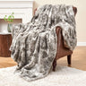 Oversized Minky Blanket, Super Soft Fluffy Luxury Throw Blanket Comfy Faux Fur Bed