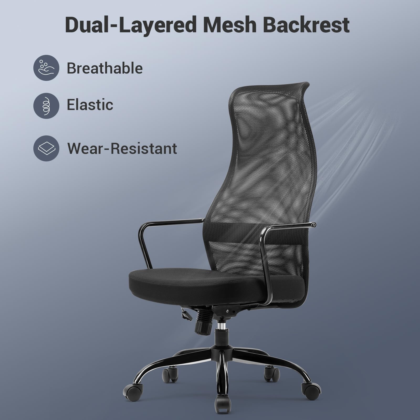 M101C Ergonomic Office Chair-High Back Mesh Office Chair