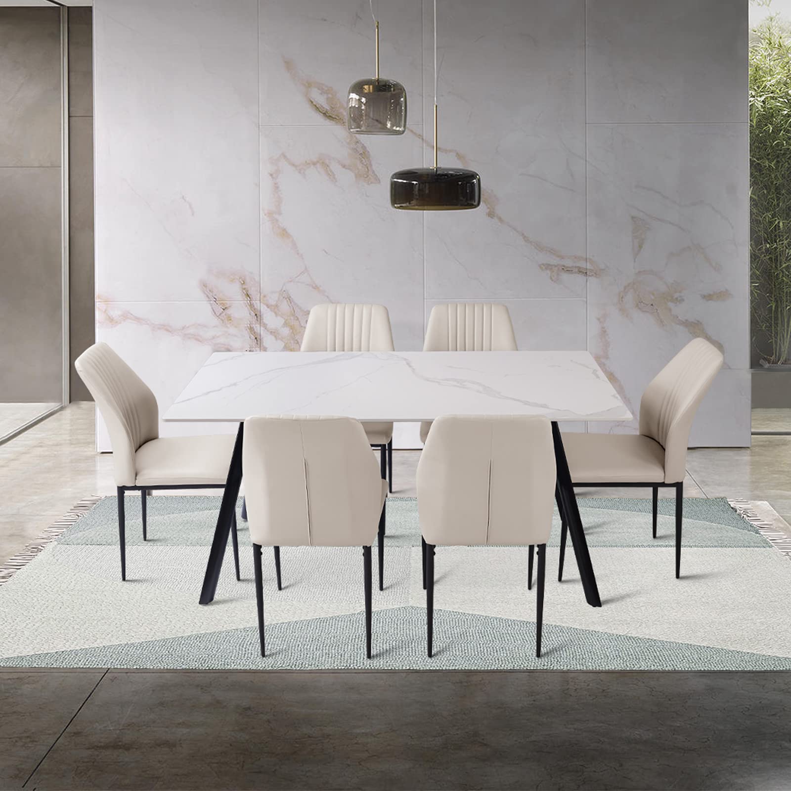 Dining Table Set for 6