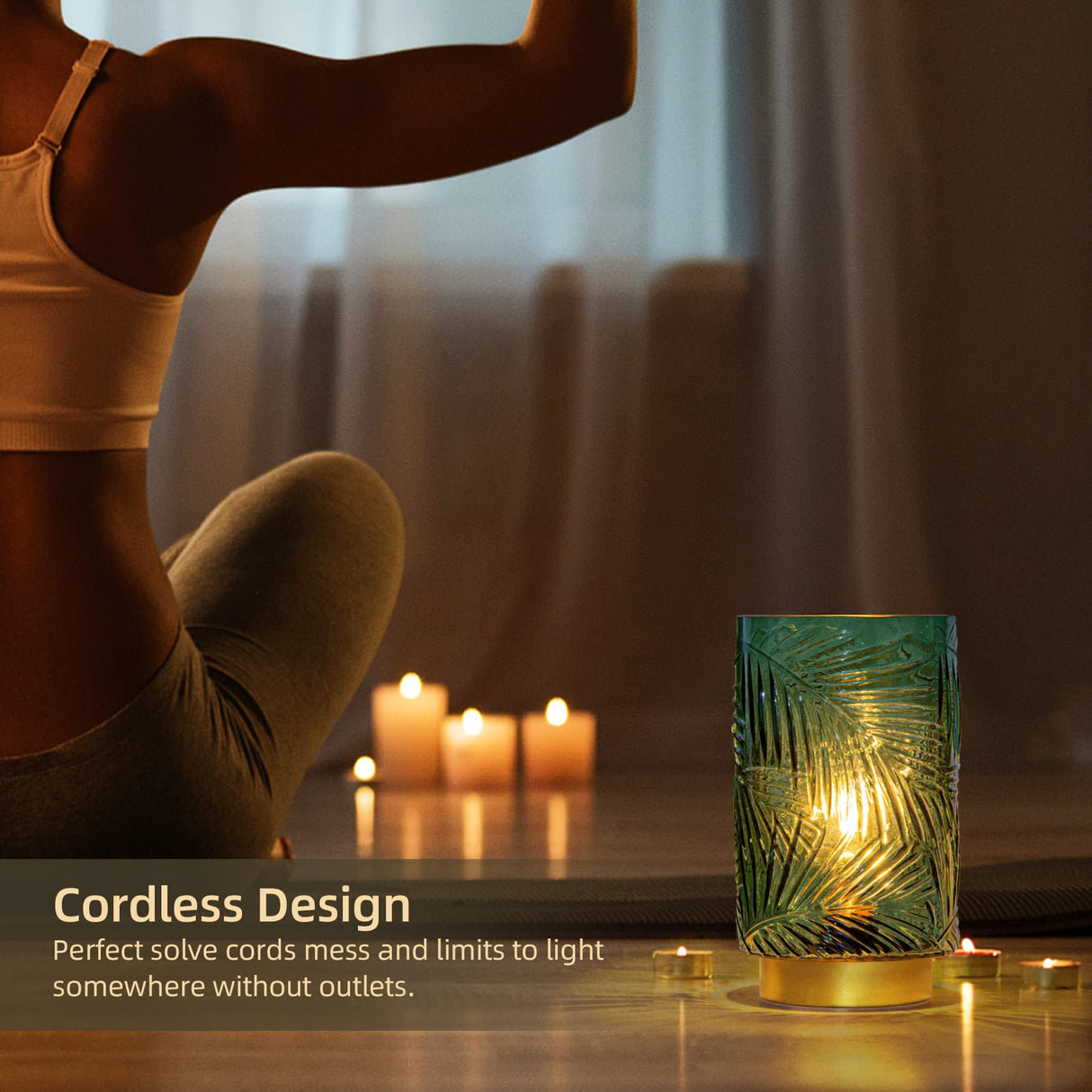 Battery Operated Table Lamp, Cordless Lamps for Home Decor0