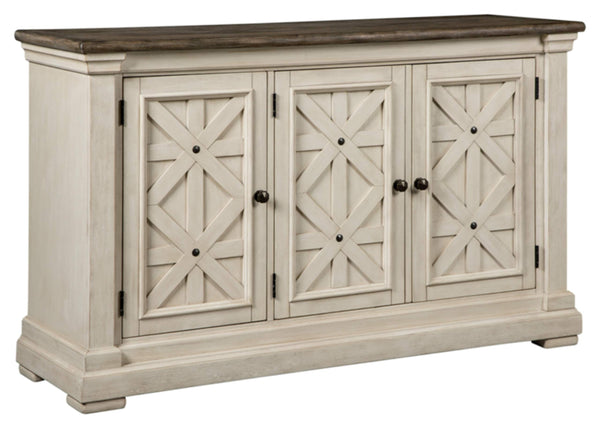 Bolanburg French Country Dining Room Server, Two-tone White