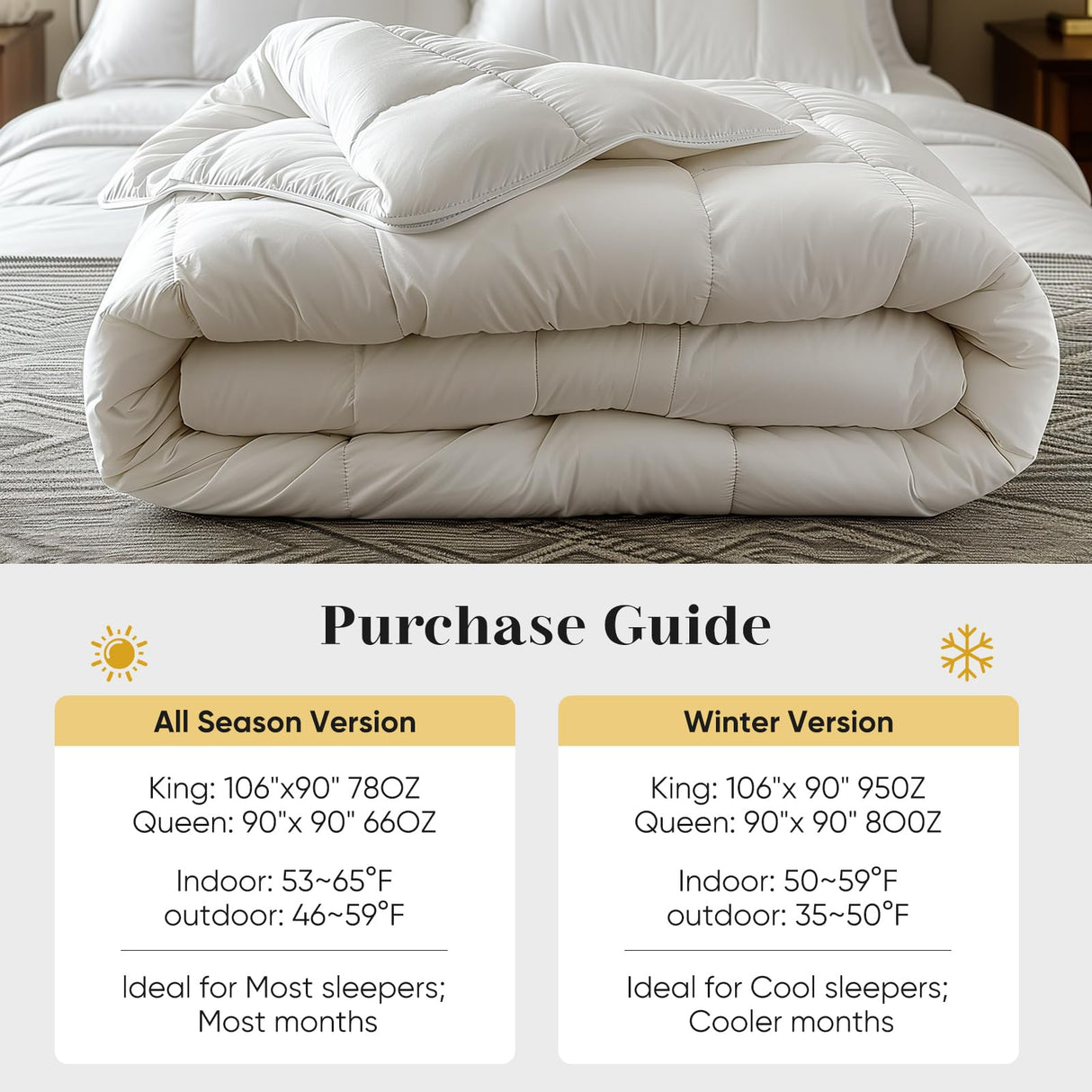 Down Comforter King Size, Hotel Feather Comforter Down Alternative Comforter