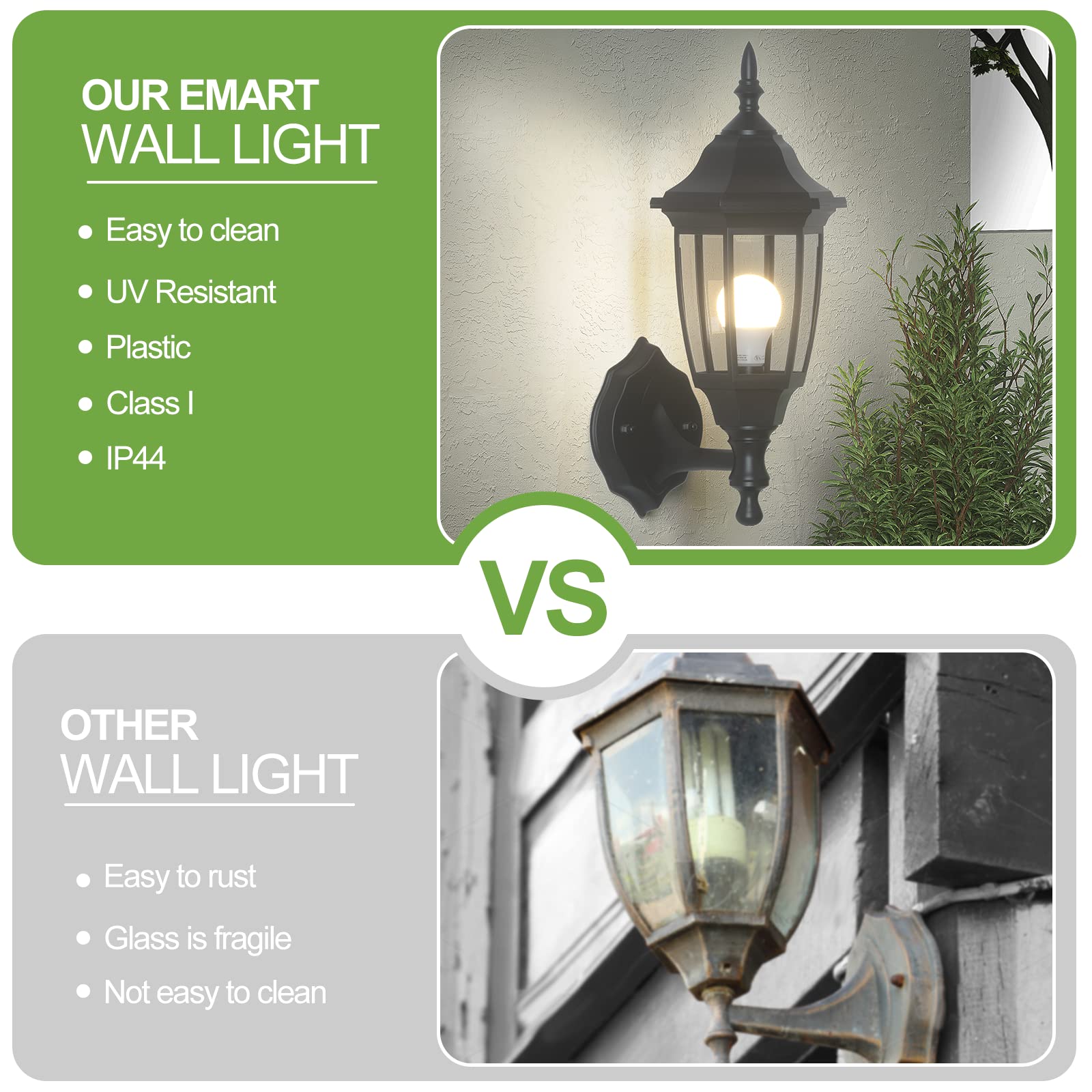Outdoor Porch Light Light Fixtures,Handling Anti-Corrosion Plastic Material