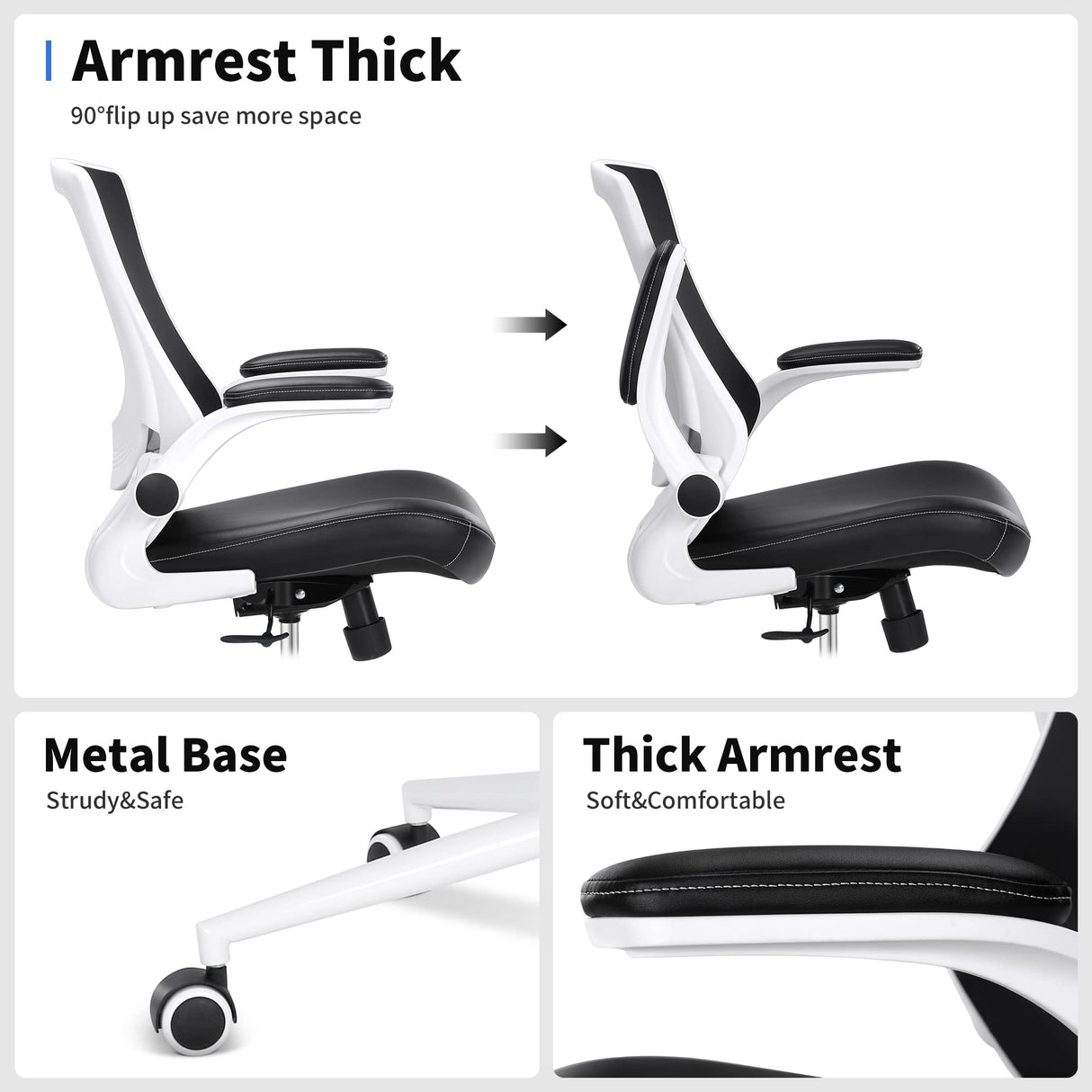 Drafting Chair, Tall Office Chair for Standing Desk