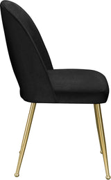 Logan Collection Modern Contemporary Velvet Upholstered Dining Chair