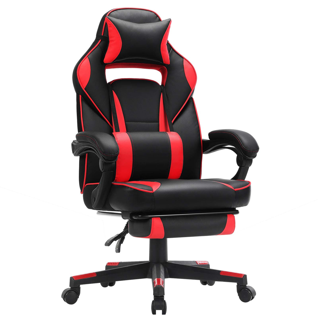 Racing Gaming Chair, Adjustable Ergonomic Office Chair with Footrest