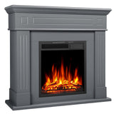 43''Electric Fireplace with Realistic LED Flame