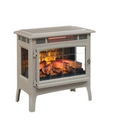 Electric Infrared Quartz Fireplace Stove with 3D Flame Effect