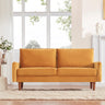 58'' Mid Century Modern Sofa, Small Love Seats for Small Spaces, Velvet Couch