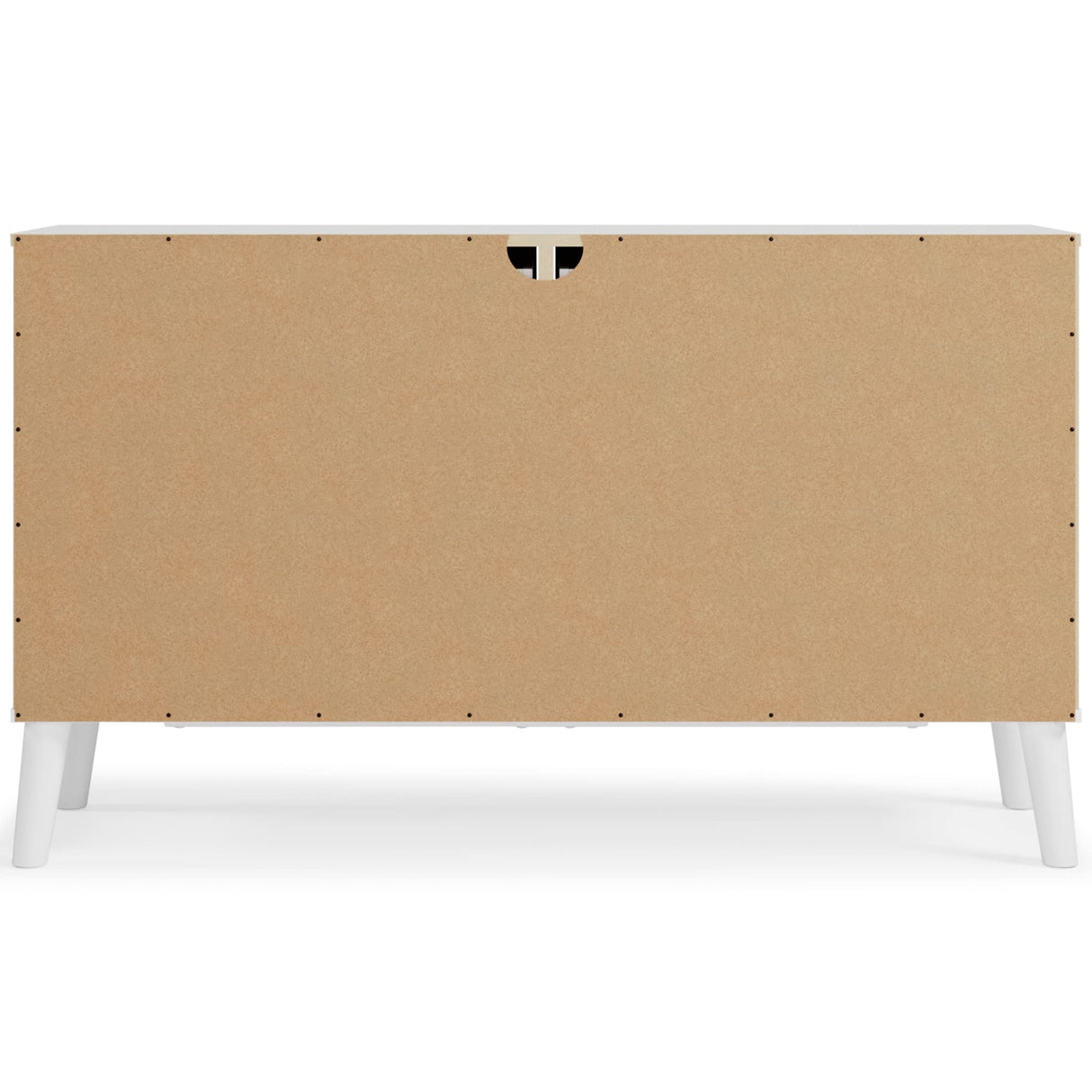 Piperton 6 Drawer Dresser, Natural/White