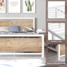 Full Size Metal Platform Bed Frame with Headboard and Footboard,  with Mattress Foundation