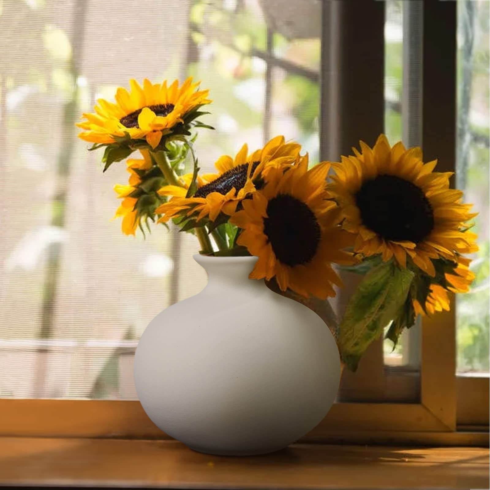 Small Flower Vases of 5, Living Room Decorations Bud vase