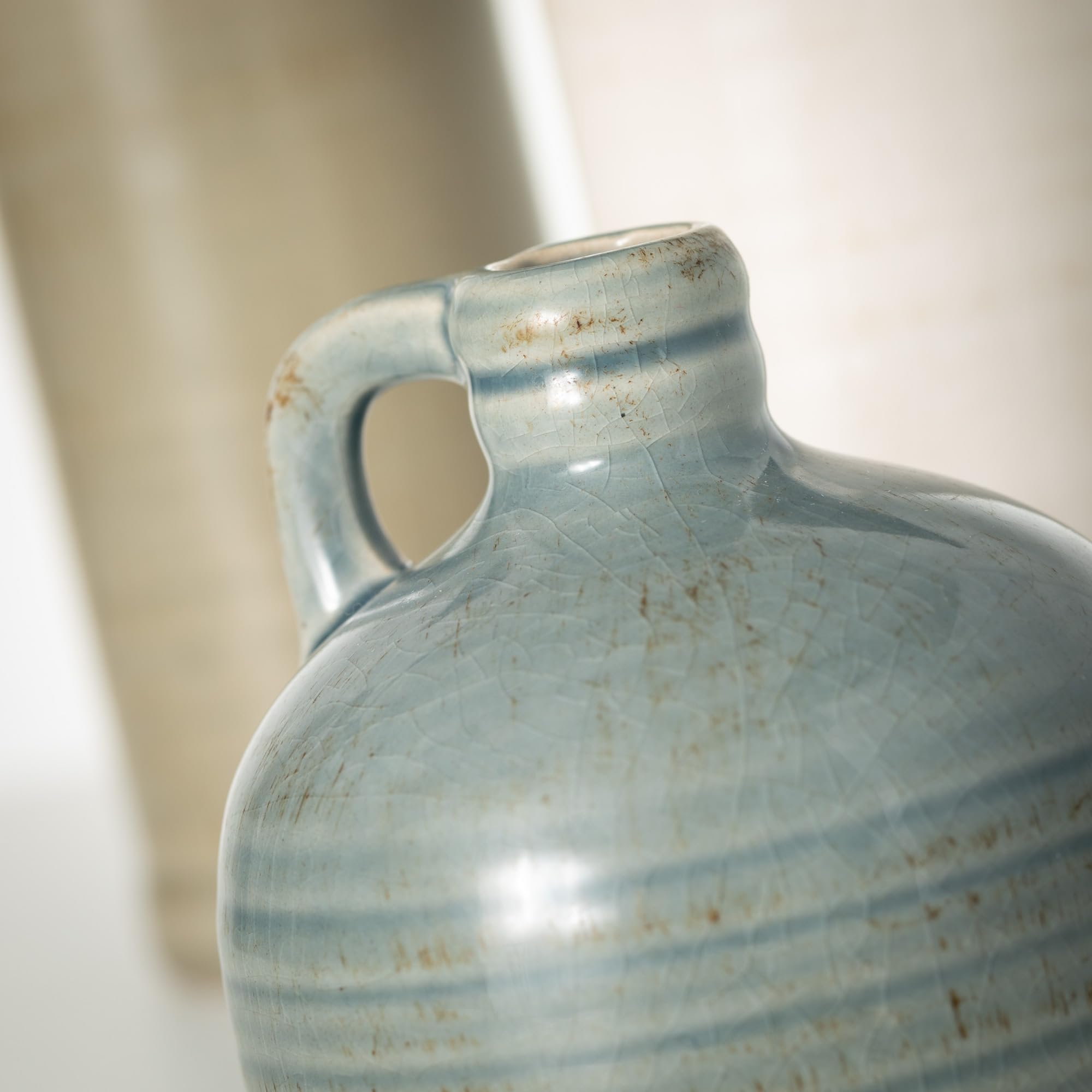 Ceramic Jug Vase Set, Farmhouse Decor