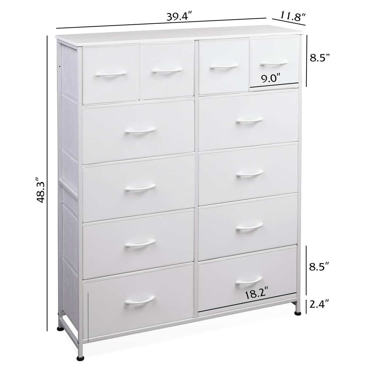 12 Drawers, Dressers & Chests of Drawers, Fabric Dresser