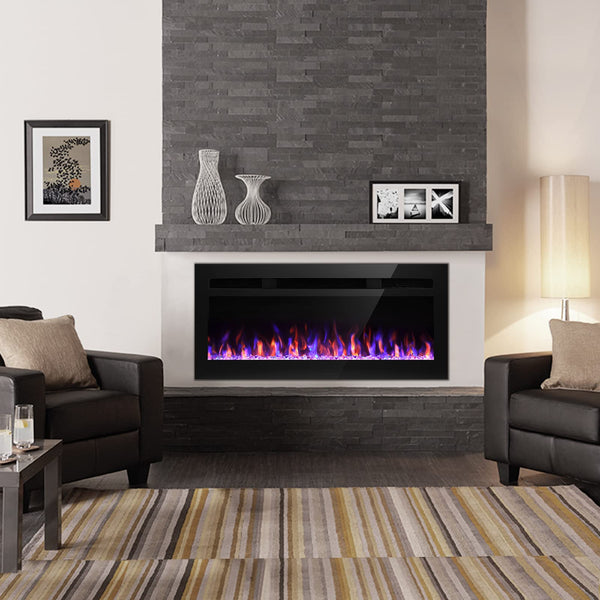 Recessed and Wall Mounted Fireplace
