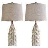 23.75 inch Modern Ceramic Lamps Set of 2