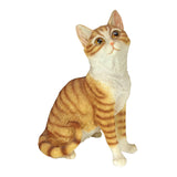 QM14001 Purr-fect Kitten Cat Statue ,full color 7"Wx5"Dx9.5"H