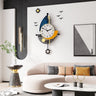 Modern Wall Clock Battery Operated 14 Inch Large Boat Design Pendulum Wall Clocks