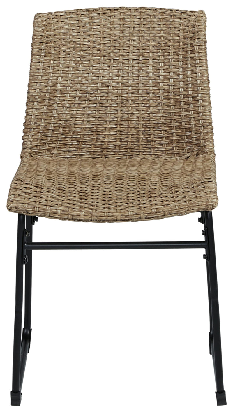 Outdoor Amaris Resin Wicker Patio Chair, 2 Count, Brown