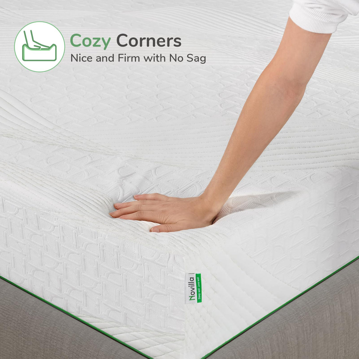 King Size Mattress, 8 Inch Gel Memory Foam Mattress King