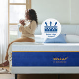 Queen Size Mattress, 12 Inch Cooling-Gel Memory Foam Mattress Bed in a Box