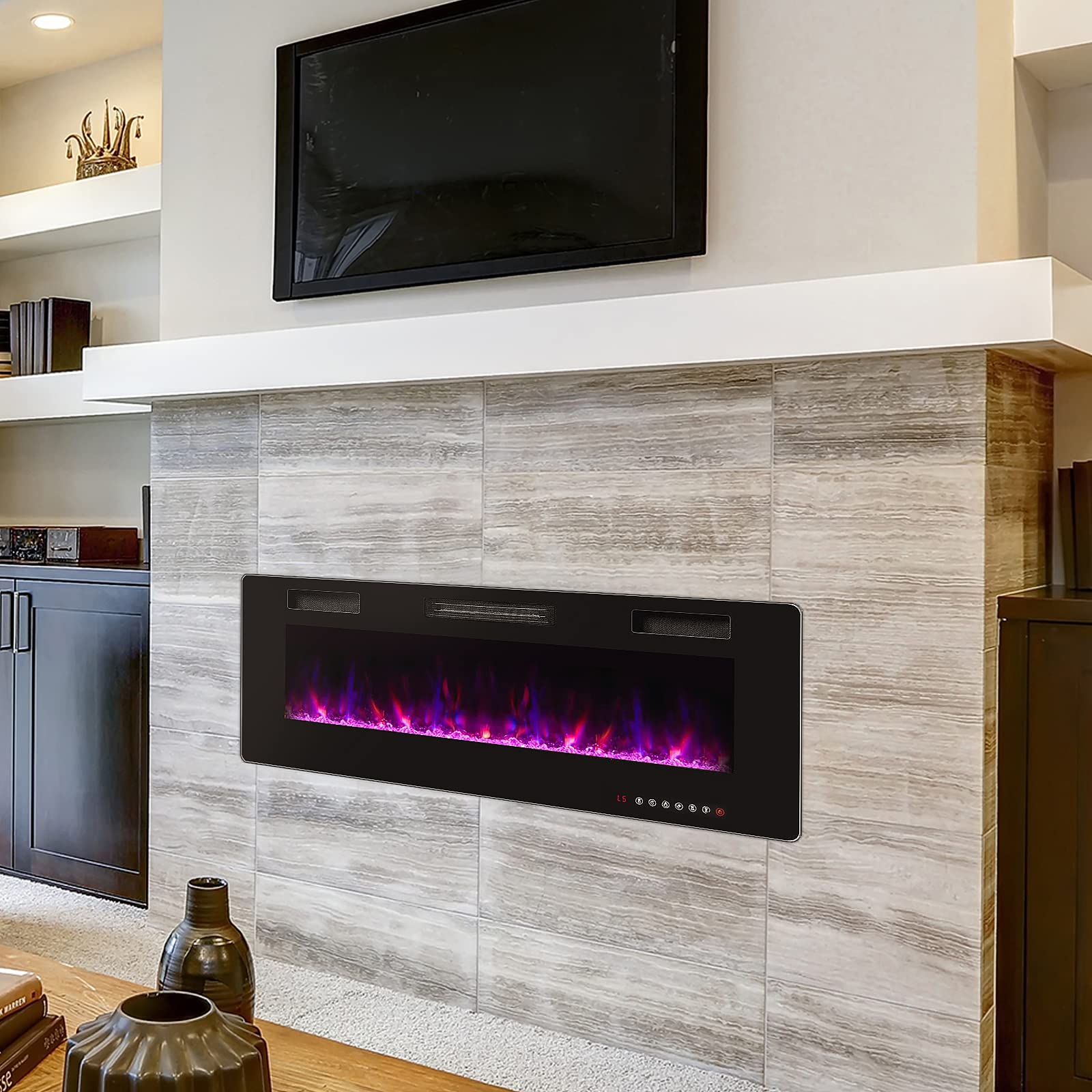 50 inch Ultra-Thin Silence Linear Electric Fireplace