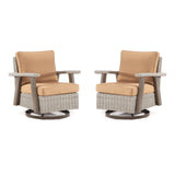 Patio Chair Set of 2 - Outdoor 360 Degree