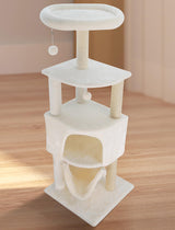 45in Cat Tree Tower with Big Cat Condo for Indoor Cats,Cat Tower Activity Center