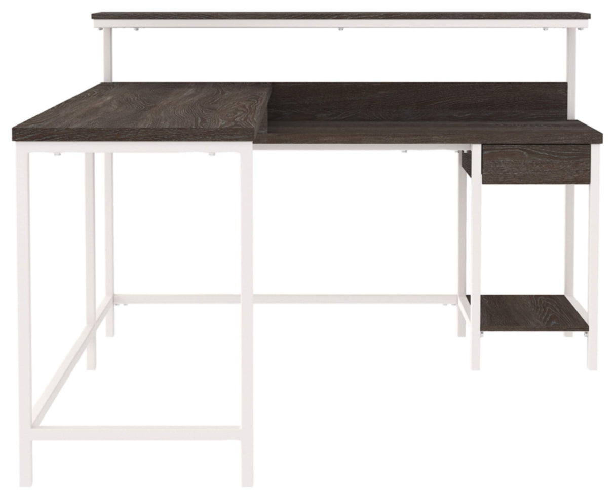 Dorrinson Modern L-Shaped Home Office Desk