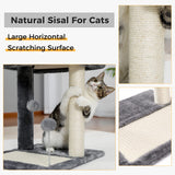 Cat Scratching Post Bed, Featuring with Soft Perch Sisal