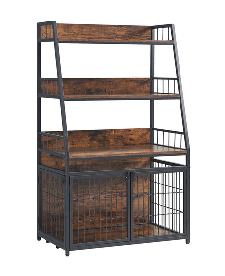 Furniture Style Dog Crate for Small Dog, Heavy Duty Anti-Chew Dog Kennel Furniture