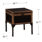 Drifton Travel Trunk End Table