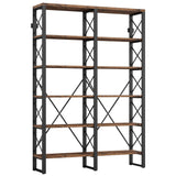 Open Large Bookcase, Industrial Style Shelves