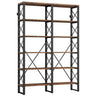 Open Large Bookcase, Industrial Style Shelves