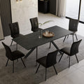 71" Extendable Dining Table Set, Kitchen Table and Chairs for 6