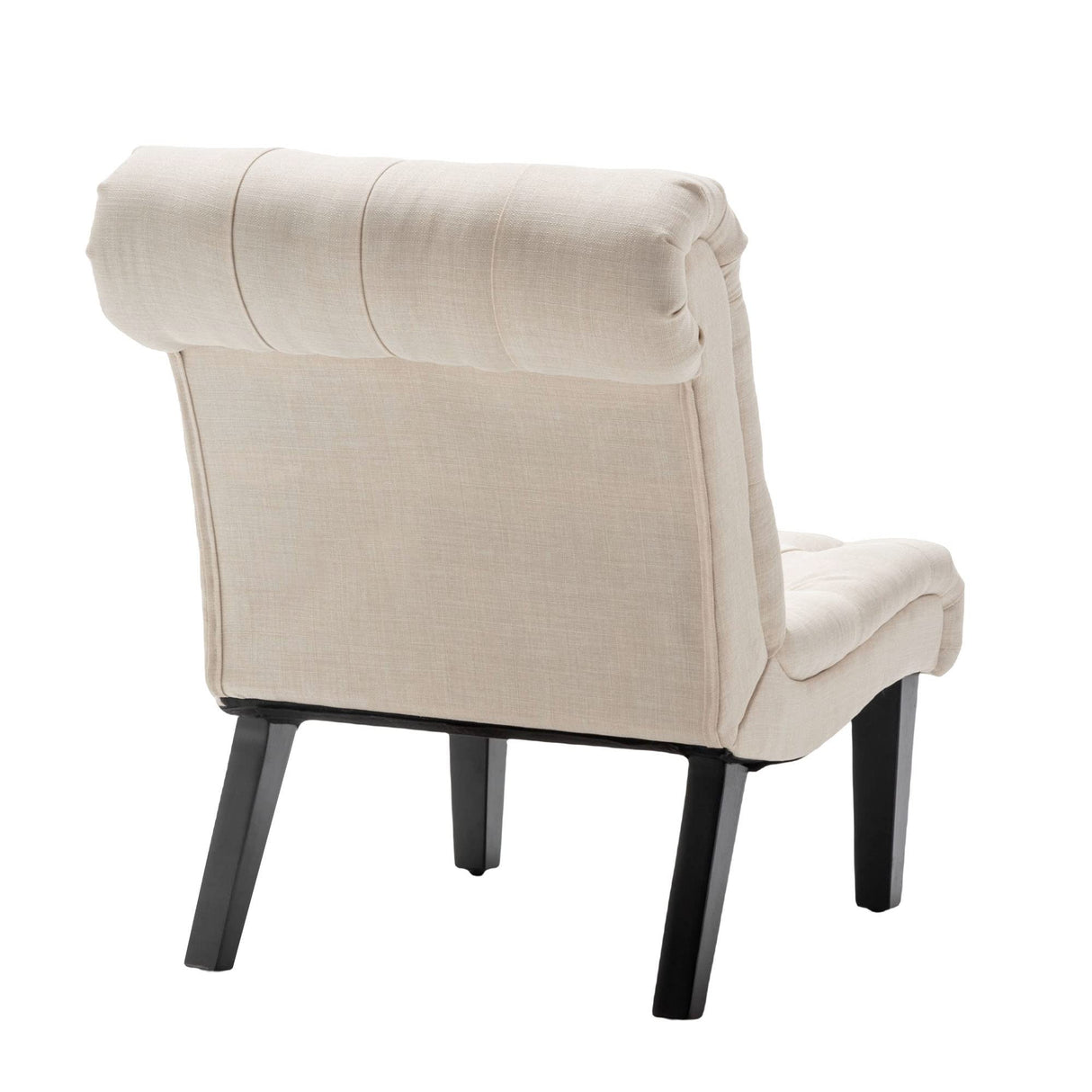 Living Room Chairs Set of 2 Modern Accent Chair, Upholstered Tufted Armless Chairs