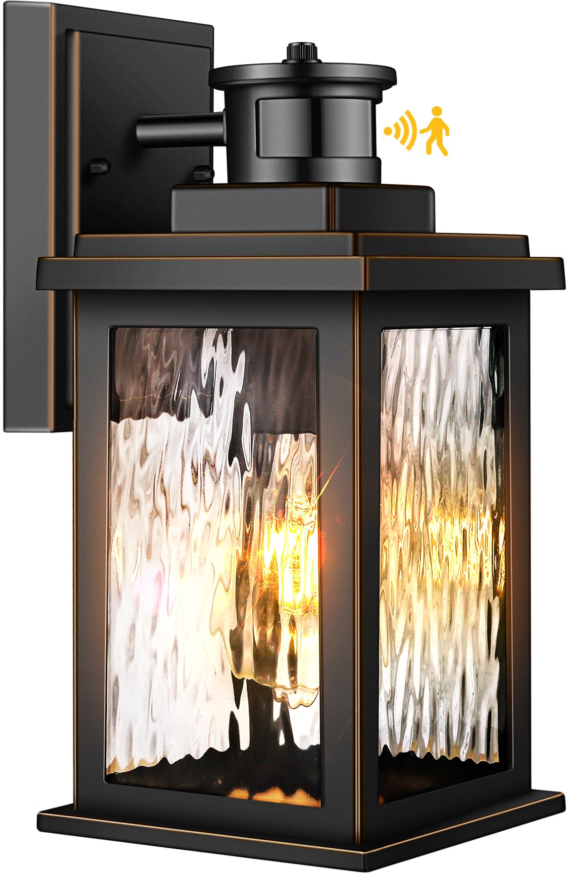 Motion Sensor Outdoor Lights Wall Mount, Dusk To Dawn Exterior Light Fixture