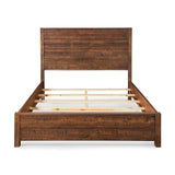 Montauk Solid Wood Bed, Queen Size