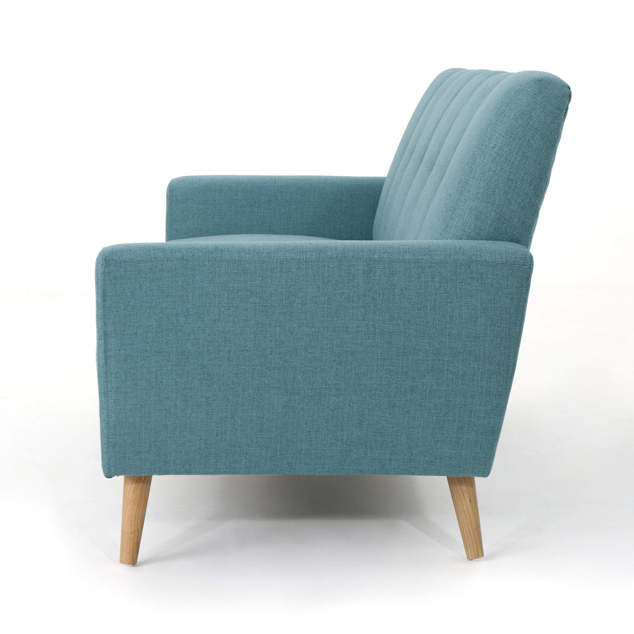 Treston Mid-Century Fabric Sofa