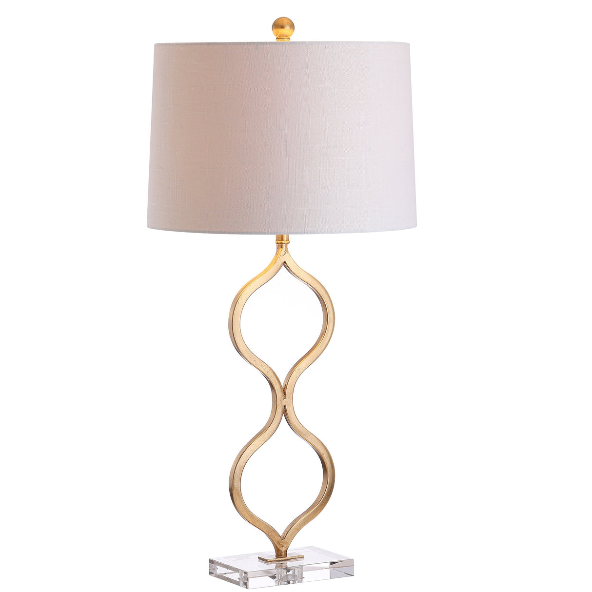 JYL3028A Levi 31.5" Metal/Crystal LED Table Lamp Contemporary