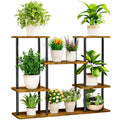 Plant Stand Indoor Corner Tiered Metal Plant Organizer 6 Tier 14 Pot