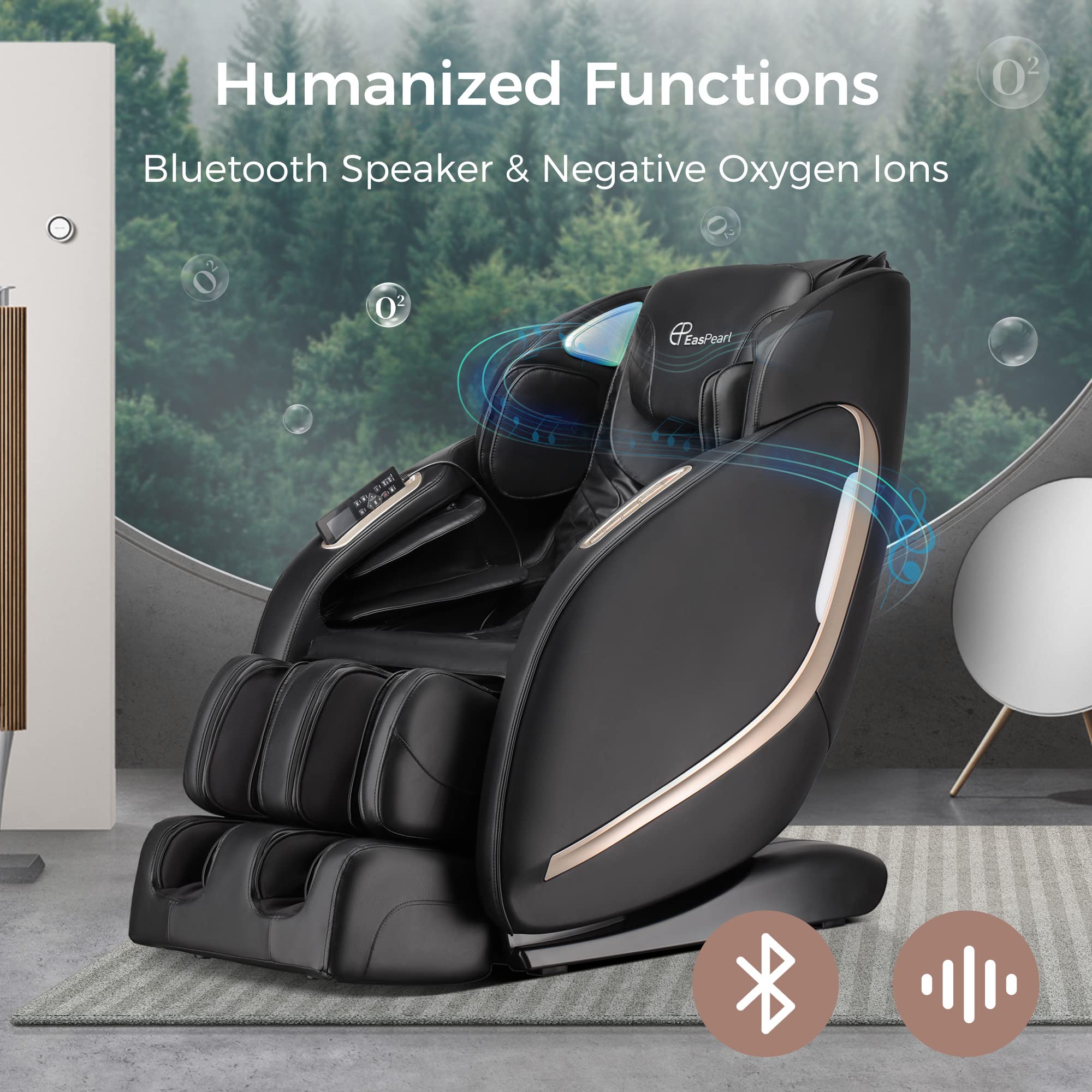 NeuraLuxe 3D SL-Track Massage Chair – App-Controlled, Zero Gravity, Full-Body Heat