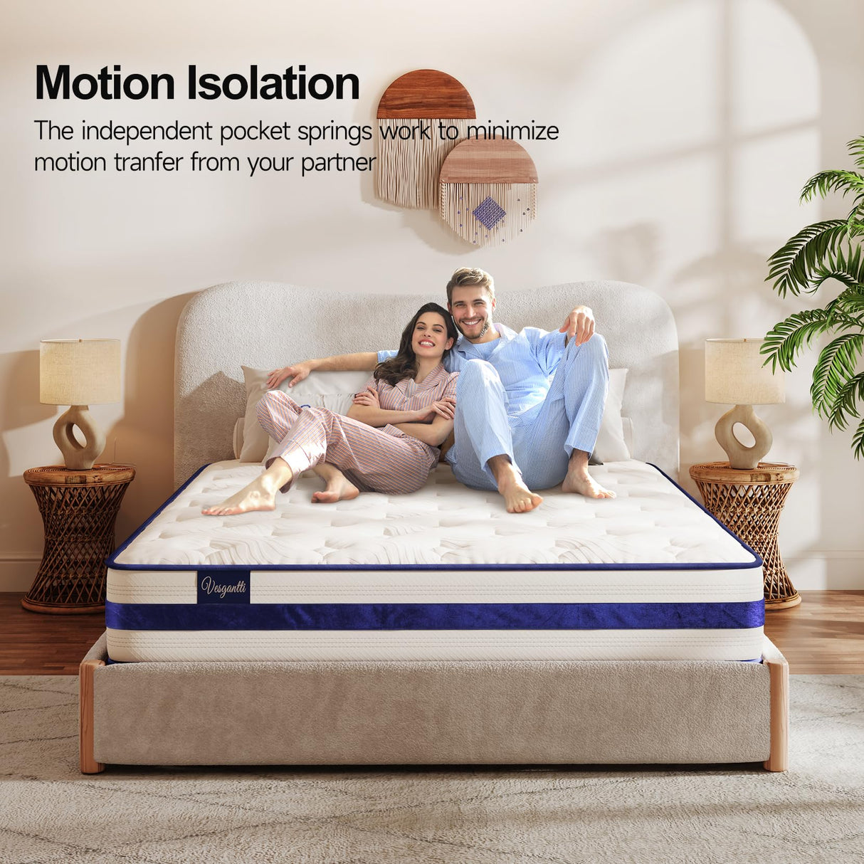 12 Inch Hybrid Innerspring Mattress with Memory Foam