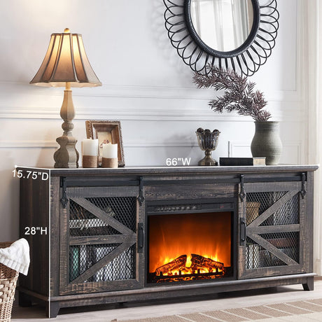 Industrial & Farmhouse Entertainment Center