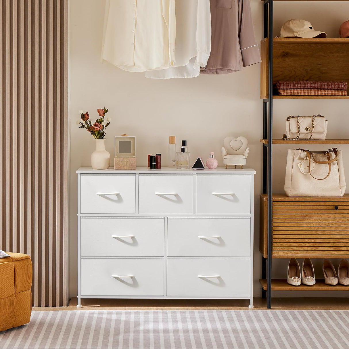 Dresser, Dresser for Bedroom, Storage Drawers